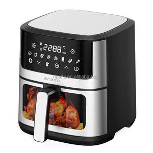 Aifa 8L due <span class=keywords><strong>2</strong></span> riscaldatore ultimo popolare in acciaio inox grande Smart 8 litri aria Frier doppio riscaldamento 7L 9L 10L 9QT digitale friggitrice ad aria - Product Image 4