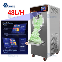 Dernier modèle 5 Progan 48L/H Machine à glace portable pour crème glacée dure, sorbet, gelato et coupes de glace (Açaí), avec fonction robot de préparation et congélateur par lots