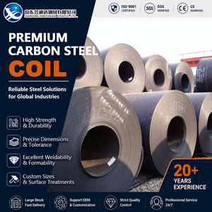 Uncoiling SAE1006 Coated Annealed 50mm 1000mm Bending ASTM A36 Carbon Steel Coil for Steel Structure - Product Image 1