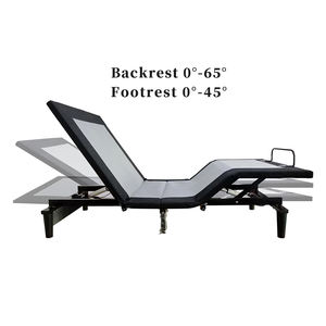 الأثاث نمط الفاخرة الطاقة سرير كهربائي قابل للتعديل ل المسنين قابل للتعديل قاعدة إطار مع تدليك - Product Image 2