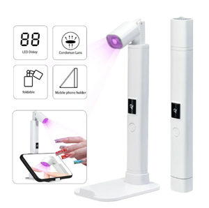 Secador de Uñas Profesional USB UV LED, Lámpara de Dedo Portátil Plegable Mini con Soporte 2 en 1, Herramienta de Manicura para Curado de Gel, Venta al por Mayor - Product Image 5