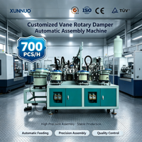 XUNNUO Machine d'assemblage industrielle personnalisée PLC Moteur haute puissance Engrenage à aubes Amortisseur rotatif Assemblage automatique CE