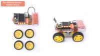 AI K210 4WD con Ruedas Mecanum, Coche Robótico Educativo Programable STEAM Inteligente, Placas y Kits de Desarrollo con Pantalla TFT de 2.4 Pulgadas