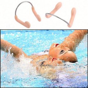 Clip nasal cómodo de alambre de acero y silicona suave, antideslizante y duradero, para natación, buceo, entrenamiento de deportes acuáticos, 1 ud. - Product Image 2