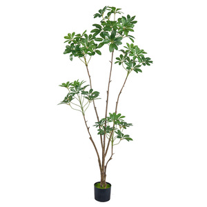 El Fabricante Tiene un Fuerte Impulso de Ventas para los Modelos de Exhibición de Alta Gama para Interiores, Planta Artificial Schefflera - Product Image 5