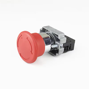 Bouton poussoir d'arrêt d'urgence en forme de champignon rouge XB2-BS542 NC 30mm 40mm 60mm 10A 600V - Product Image 3