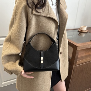 Bolso de hombro vintage de nailon y PU para mujer, estilo <span class=keywords><strong>bandolera</strong></span>, versátil, de dos tonos, para otoño-invierno 2025, novedad transfronteriza. - Product Image 2