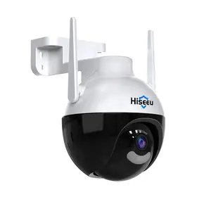 Hiseeu 8MP Wifi webcam 4K UHd Ptz Camera Security Outdoor Wireless IP Camera Auto Tracking Video Icsee Surveillance CCTV Camera