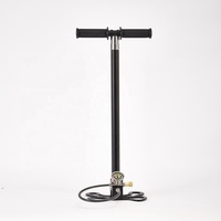 Accessoires de paintball pompe manuelle pliante à base d'acier inoxydable haute pression pompe Pcp 4500 psi