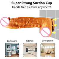 Dildo réaliste en silicone automatique avec télécommande, rotation télescopique et chauffage, dildo réaliste pour la stimulation féminine