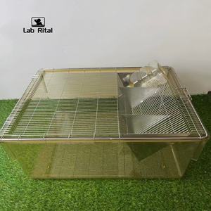 Gabbia Trasparente Ventilata per Allevamento di Topi e Ratti con Base Profonda, Design Anti-Morso, Facile da Pulire, in Plastica per Allevatori o Uso di Laboratorio - Product Image 2