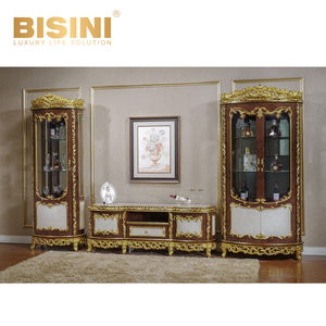 Ensemble de <span class=keywords><strong>table</strong></span> et de chaises de salle à manger rectangulaire extensible en bois sculpté classique royal français Bisini, ensemble exclusif en acajou massif fait à la main - Product Image 6