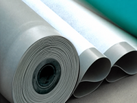 Membrane en PVC (polychlorure de vinyle) haute résistance, résistante à l'eau, avec garantie de 5 ans pour l'étanchéité des toits, des sous-sols et des tunnels