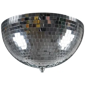 Hot Selling Half Disco Ball Eingebauter Motors piegel Disco Ball 50cm Decken montage Disco Spiegel kugel