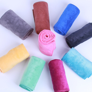Chiffon de nettoyage en microfibre, petit carré, pour cuisine, restaurant, absorbant, blanc/marron/bleu, pour nappes - Product Image 5