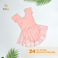Leotardos personalizados de algodón y poliéster para niñas, Ropa de baile para entrenamiento de Ballet en interiores, marca Fitdance, artículos en stock