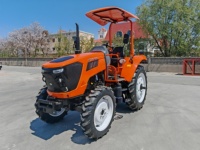 Tracteur agricole à roues diesel 4x4 haute performance 70 CV pour travaux agricoles