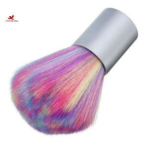 Pinceau dissolvant pour poudre à ongles en nylon doux et coloré, pour ongles en acrylique, gel et poudre de maquillage, blush, HQ Mixed Proc Discount - Product Image 2