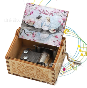 Productos de Venta caliente caja de música de madera ampliamente utilizado caja de música de madera decoración del hogar caja de música popular - Product Image 5