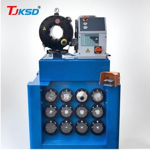 เครื่องจีบสายไฮดรอลิก Fin Power Style 1/4-2.5 นิ้ว 10-87 มม. CE สำหรับสายน้ำมัน เครื่องจีบสายยาง เครื่องจักรผลิตผลิตภัณฑ์ยาง - Product Image 3