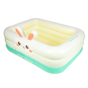 Piscina Inflable <span class=keywords><strong>Pequeña</strong></span> para Niños, de Uso Doméstico, Sobre el Suelo, para Exteriores, Diseño de Conejo, para Familias - Product Image 6