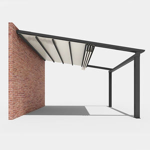 Coustem आधुनिक बड़े वापस लेने योग्य शामियाना छत मोटर चालित मंडम छत रोशनी का नेतृत्व किया - Product Image 1