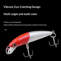 Leurre artificiel dur en ABS de 6 cm et 4 g, type Minnow à coulée lente, pour la pêche en eau douce