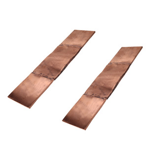 Copper Busbar Expansion Joint 8x10x12x100x500mm Flexible Connector For Power Transformer High Conductivity - Product Image 1
