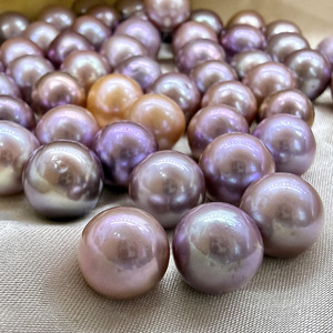Nuovi Arrivi Muses Jewels: Gioielli Raffinati con Perle Naturali d'Acqua Dolce Rotonde 9mm-11mm, Perle Viola per la Creazione di Gioielli - Product Image 1