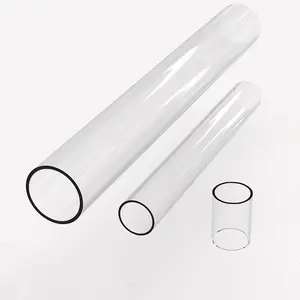 Traitement en usine personnalisé multi-taille Transparent givré couleur acrylique plastique creux tube rond tube carré