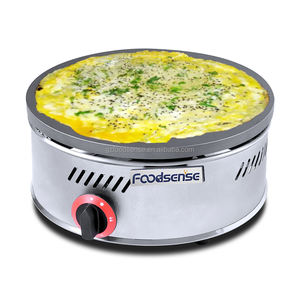 <span class=keywords><strong>Crêpière</strong></span> commerciale <span class=keywords><strong>40</strong></span> <span class=keywords><strong>CM</strong></span> avec station de service électrique antiadhésive pour crêpes, 1 plaque, corps en acier inoxydable - Product Image 5