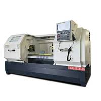 Tour CNC à lit plat robuste CK6150 avec contrôleur FANUC/GSK et moteur automatique pour le tournage des métaux
