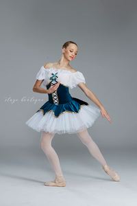 Costumes de danse de ballet de haute qualité professionnels, nouveaux coloris, pour les spectacles sur scène - Product Image 4