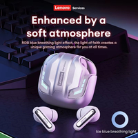 Lenovo GT103 In-Ear BT6.0 Auriculares Gaming Earbuds Low Latency TWS Wireless Earphones dengan LED Cyberpunk