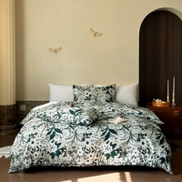 Parure de draps en coton jacquard de qualité hôtelière personnalisée, comprenant drap-housse, drap plat et taie d'oreiller – Qualité supérieure