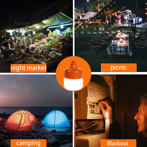 Lámpara LED Solar USB Recargable, Linterna de Camping, Lámpara de Tienda de Campaña, Bombilla Solar Portátil Multifunción - Product Image 2