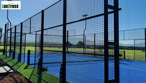 Vente directe d'usine <span class=keywords><strong>de</strong></span> terrains <span class=keywords><strong>de</strong></span> <span class=keywords><strong>padel</strong></span> panoramiques intérieurs haute performance LUXGrass avec finition <span class=keywords><strong>de</strong></span> peinture en poudre galvanisée <span class=keywords><strong>à</strong></span> chaud - Product Image 4