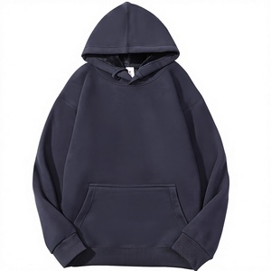Customize Your Design <b>Hooded</b> <b>Fleece</b> Sweatshirt Unisex Oversized Fit Front Pocket Breathable Heat Transfer Printing Casual Winter - Product Image 3