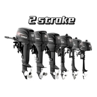 En stock moteur hors-bord Hidea 5HP 4 temps HDF5HS pour bateaux à essence