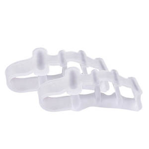 Clip de pied pour hommes et femmes Hallux Valgus Ajusteur Sebs Séparation des orteils Absorption des chocs et soulagement de la pression Séparateur d'orteils à quatre trous - Product Image 6