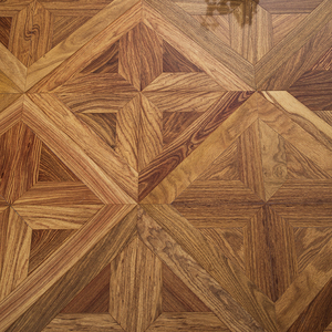 Parquet en bois d'ingénierie AVANTIMORA personnalisable, surface 3D silencieuse, certifié CE, brillant, grade AB, 15 mm, multicouche, en padauk, avec rainures et languettes, pour la maison - Product Image 1
