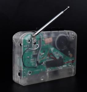 Retro Transparent Cassette <b>Player</b> Walkman, AM/FM Radio with <b>USB</b> MP3 Conversion & Built-in Speaker - Product Image 3