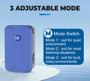 Amplificateur <span class=keywords><strong>auditif</strong></span> numérique portable au <span class=keywords><strong>meilleur</strong></span> prix, audio clair, longue durée de vie de la batterie, petite aide auditive de poche pour adultes, perte légère, prise en charge - Product Image 3