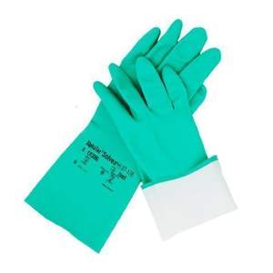 Sol-Vex 37-176 Gants de protection de sécurité anti-abrasion entièrement enduits de nitrile chimique vert - Product Image 4