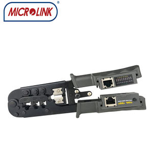 Многофункциональный обжимной инструмент для кабелей RJ45, RJ11, RJ12, RJ9 (4P, 8P, 6P) с трещоткой, кусачки для обжима сетевых кабелей RJ45, тестер сетевого кабеля LAN - Product Image 3