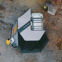 Auvent ADA Overland 4x4 270 degrés pour camping, SUV, voiture, auvent latéral de toit, tente à coque rigide, auvent 270 avec parois