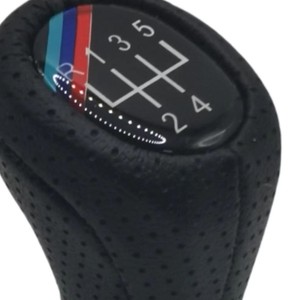 Chen Can Car Gear <b>Knob</b> Leather 5 6 Speed <b>Shift</b> Head For Bmw Modification Parts - Product Image 5