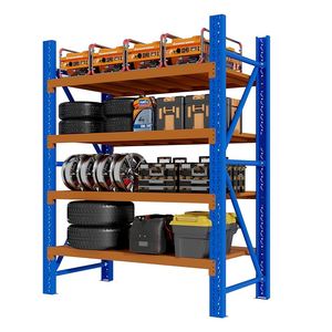 Étagère de rangement pour entrepôt de taille moyenne en acier 4M * 2M Étagère de rangement à 5 couches Fabrication en usine Étagère antirouille à usage industriel et de supermarché - Product Image 2