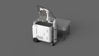 Robot cobot de soudage, bras robotique à six axes avec commande PLC, moteur et boîte de vitesses, alimentateur de fil, performance de soudage laser stable