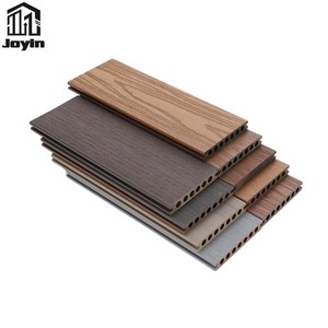 Hiện Đại Bên Ngoài Trang Trí Nội Thất Ván Sàn Chống-Trượt Thẳng Hạt <span class=keywords><strong>Redwood</strong></span> Màu Không Thấm Nước WPC Decking Brushed Composite Gỗ - Product Image 5